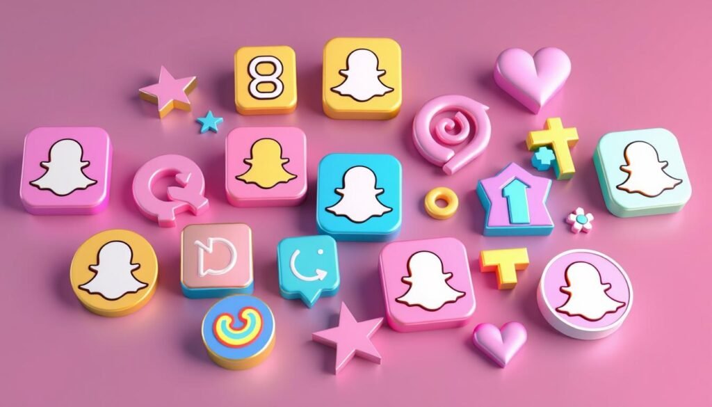 snapchat ikoner og symboler